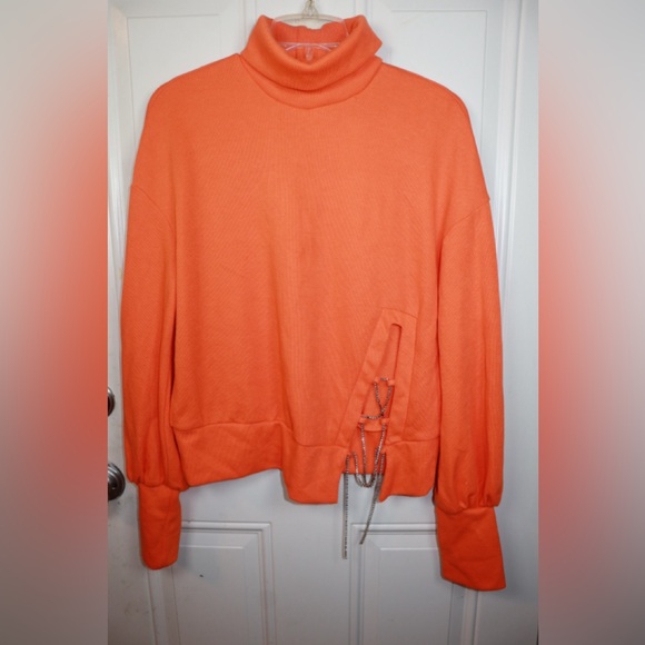SHEIN Sweaters - SHEIN Orange Women's Turtleneck Sweater